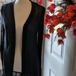 Long sleeve knit jacket WITH POCKETS